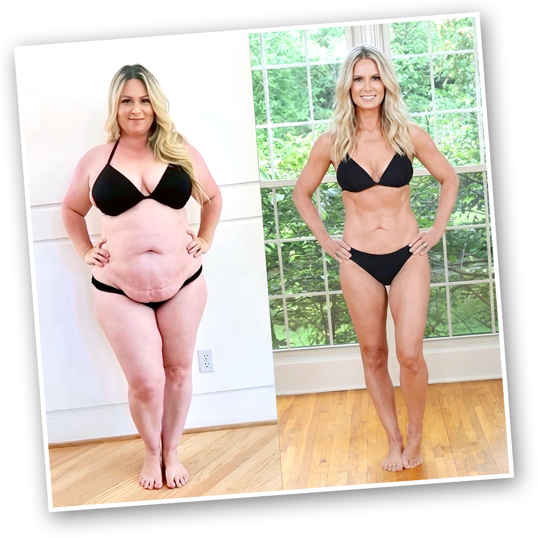 Briana Christine before and after losing 100 pounds